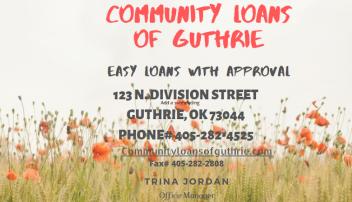 COMMUNITY LOANS OF GUTHRIE