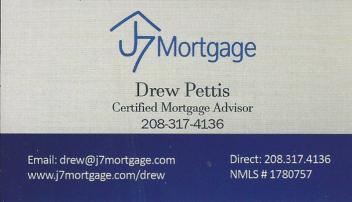 Drew Pettis-Certified Mortgage Advisor-J7 Mortgage
